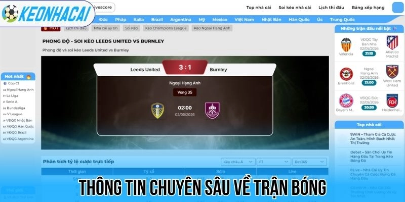 Kết Quả Bóng Đá Trực Tiếp Hôm Nay - Cập Nhật Tỷ Số Nhanh Nhất 102 Thông tin chuyên sâu về trận bóng